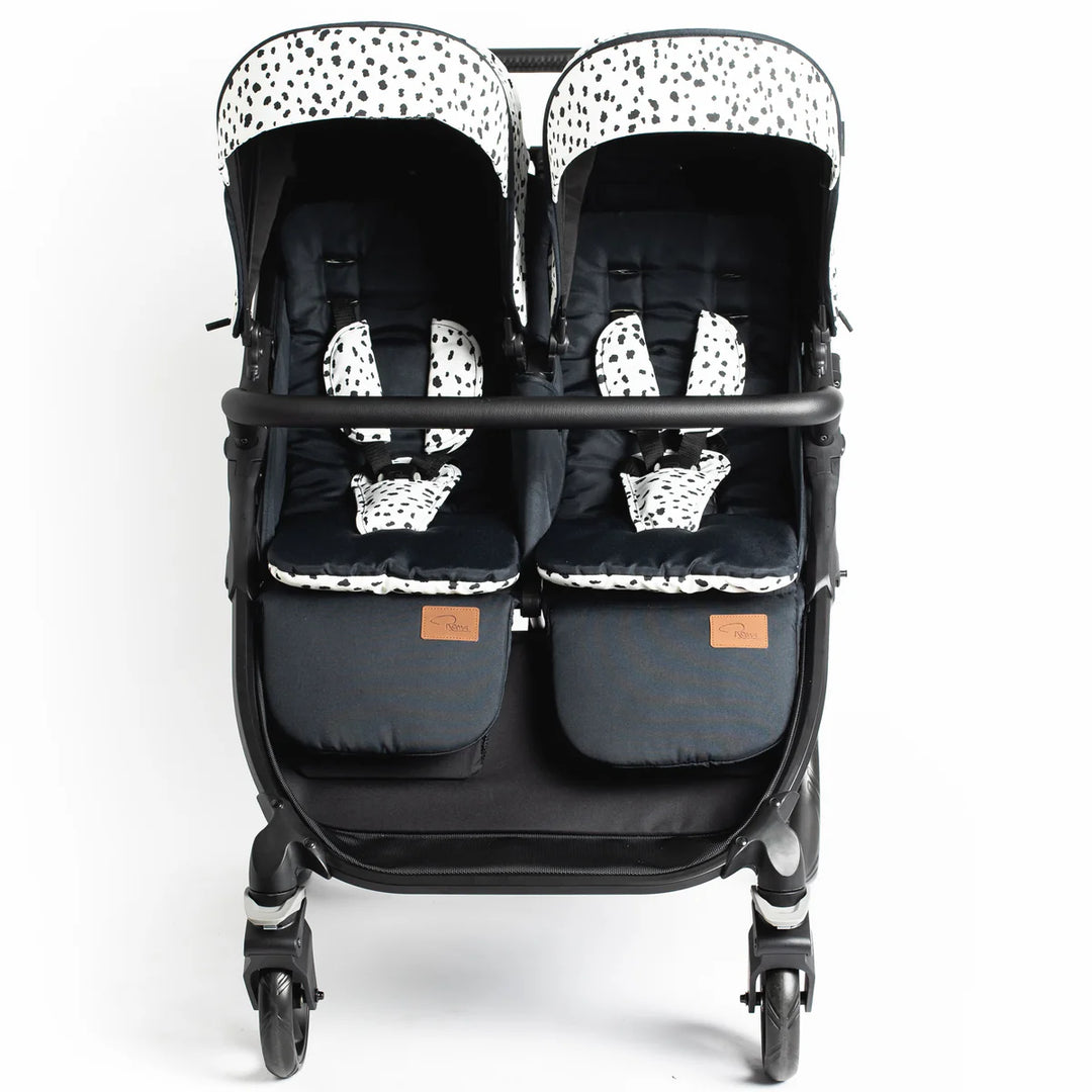 Roma Gemini Double Pushchair - Dalmation