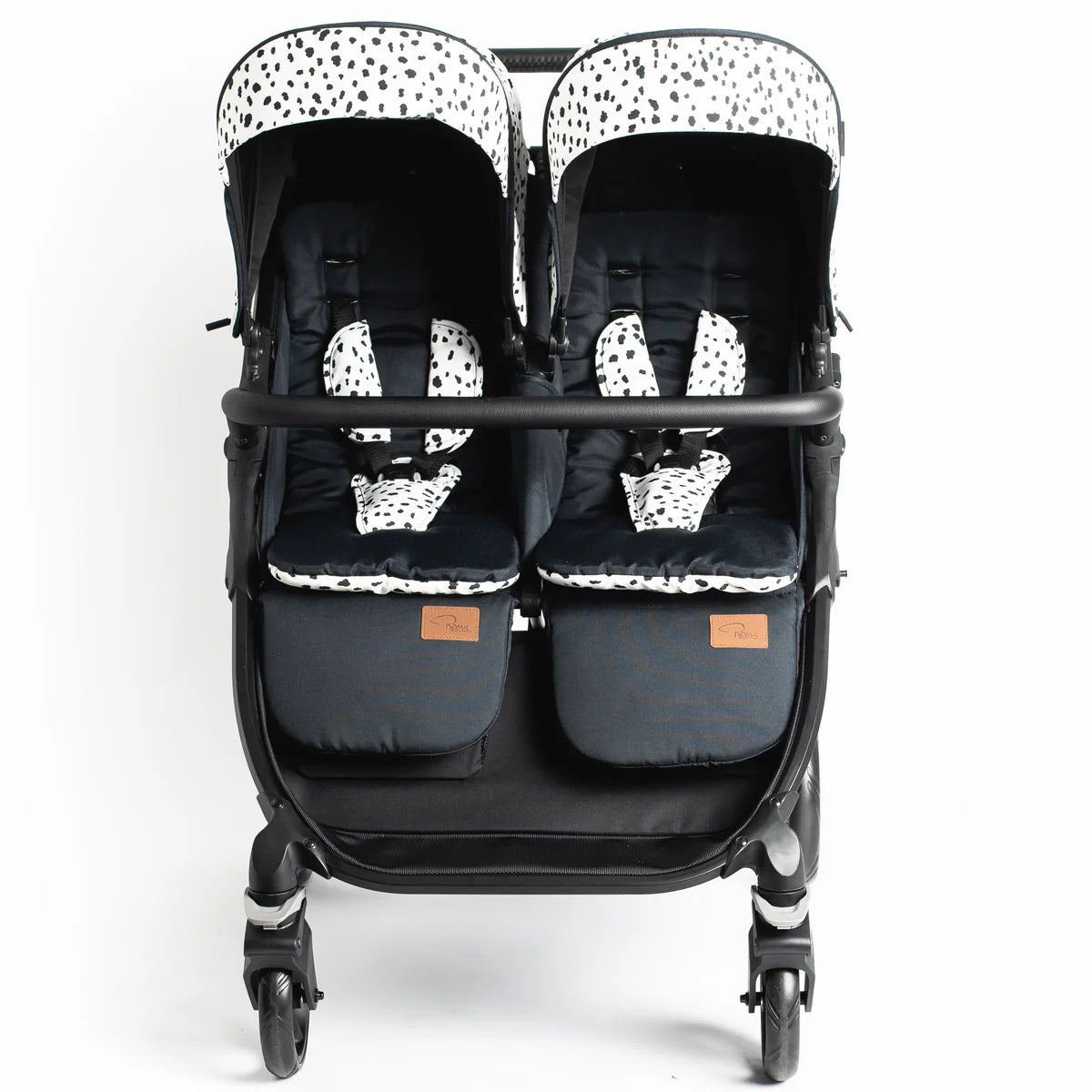 Roma Gemini Double Pushchair - Dalmation