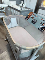 EX DISPLAY Maxi Cosi Iora Air Bedside Crib - Classic Beige