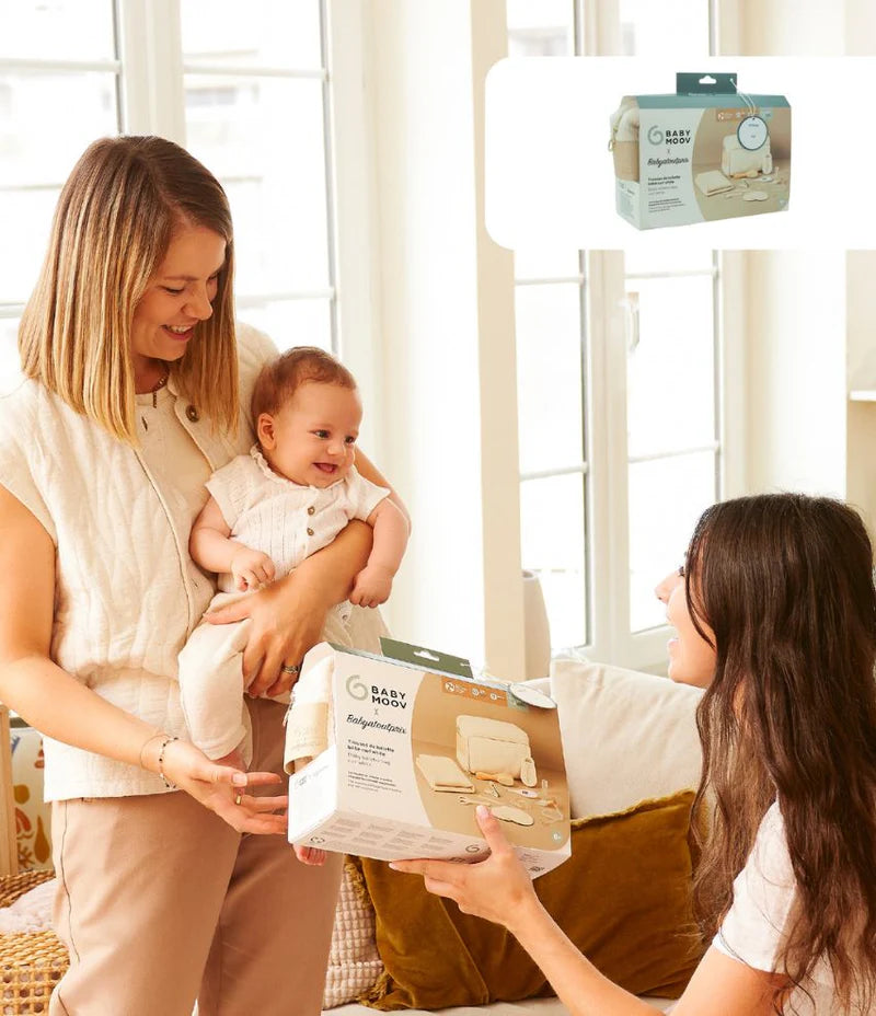 Babymoov Curl White Shearling Baby Toiletry Bag