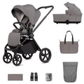 Venicci Claro2 8 Piece Pram, Pushchair + Accessories - Fog Grey