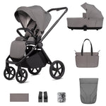 Venicci Claro2 8 Piece Pram, Pushchair + Accessories - Fog Grey