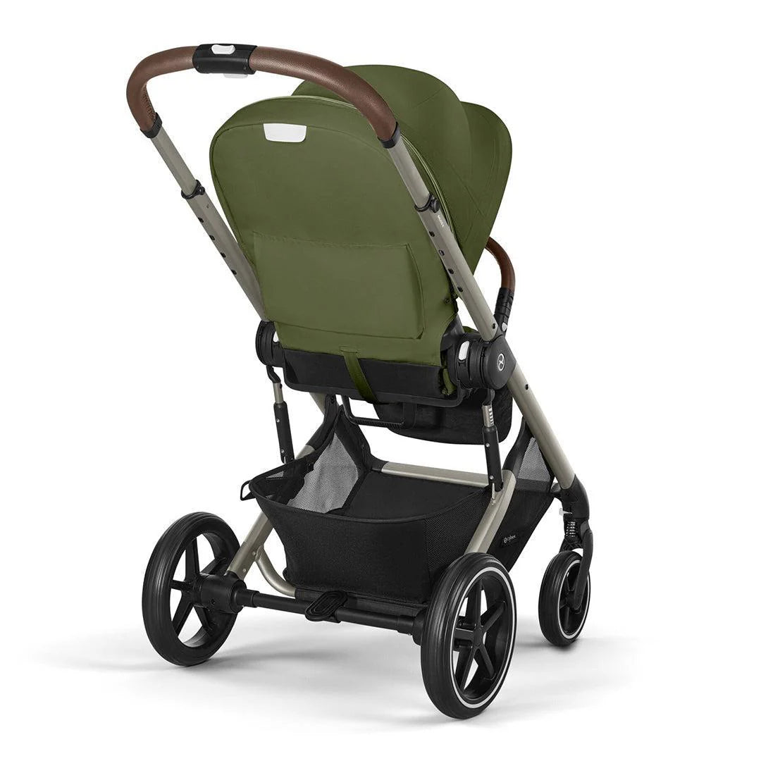 Cybex Balios S Lux Essential Bundle - Taupe/Moss Green