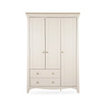 CuddleCo Clara 3 Door Triple Wardrobe - Cashmere & Ash