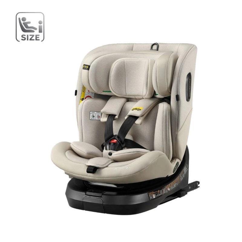 JoviKids Ranger TT 360 Spin All-Stage i-Size Car Seat – Milkstone