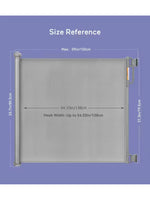 Momcozy Retractable Safety Gate - Grey