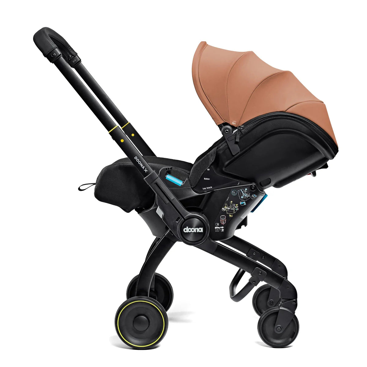 Doona X Car Seat & Stroller - Terracotta + FREE Essentials Bag Worth £54.99!