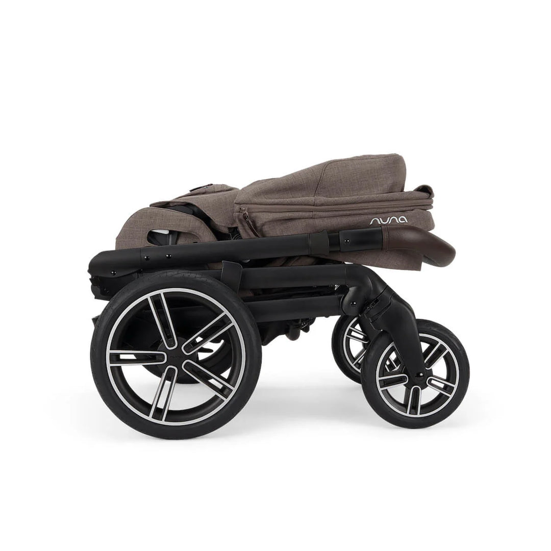 Nuna MIXX next, Arra Flex + Base Curv Travel System Bundle - Chestnut