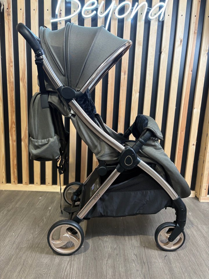 PRE LOVED eggZ Stroller + Accessories - Hunter Green