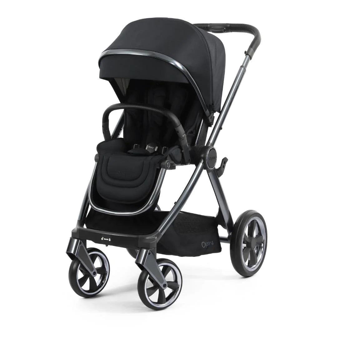 Oyster4 Luxury Travel System Bundle Inc Capsule 360 Car Seat - Carbonite