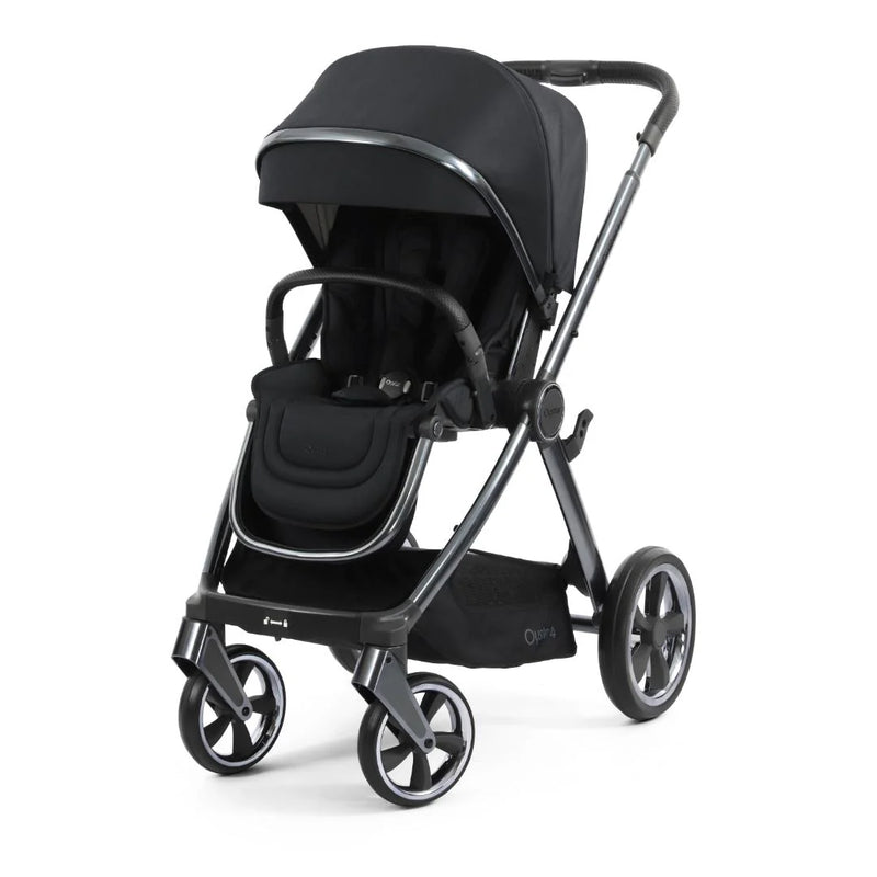 Oyster4 Luxury Travel System Bundle Inc Capsule 360 Car Seat - Carbonite