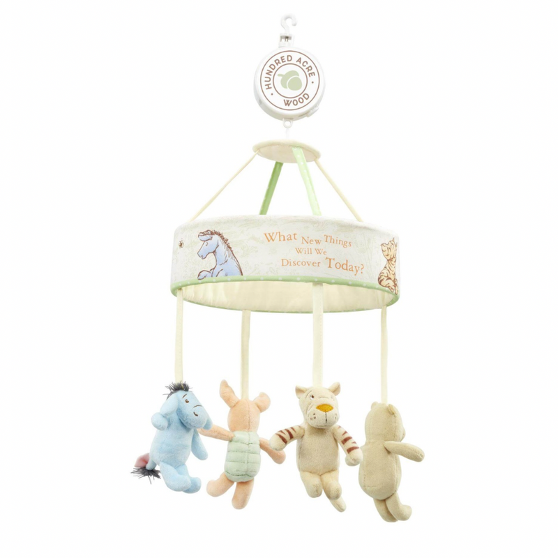 Winnie The Pooh Hundred Acre Wood Musical Cot Mobile