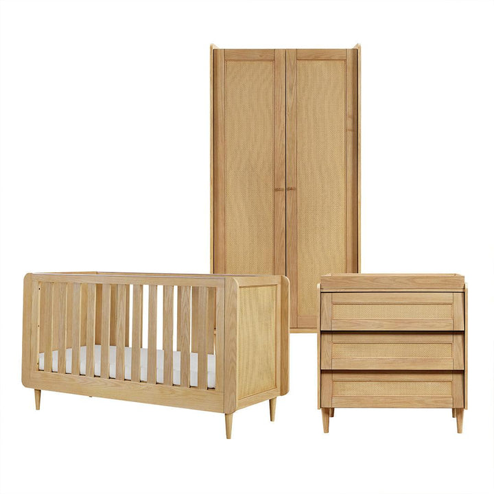 Tutti Bambini Japandi 3-Piece Room Set – Light Oak