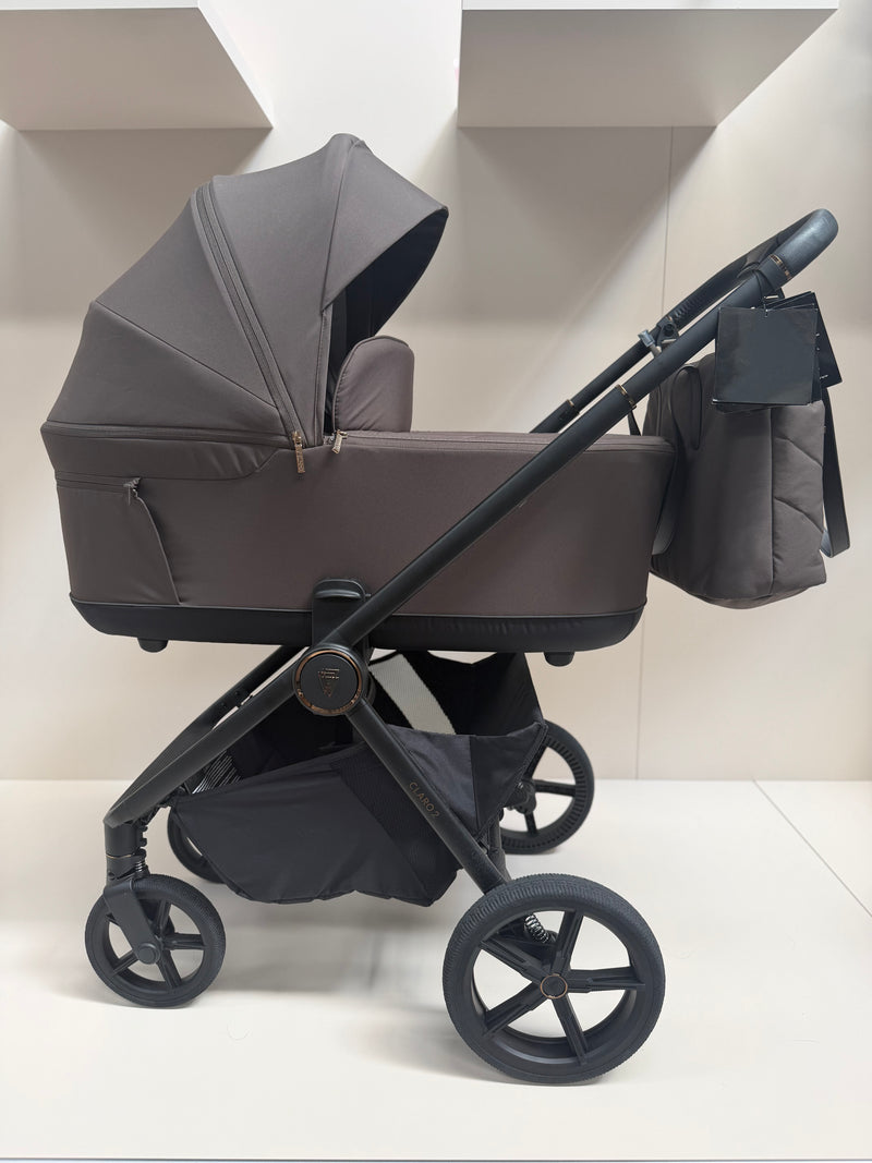EX DISPLAY Venicci Claro2 2-in-1 Travel System - Chocolate