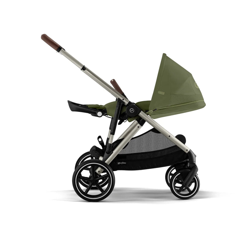 Cybex Gazelle Essential Bundle Inc Gold Footmuff - Moss/Taupe