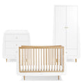 SnuzKot Skandi 3 Piece Nursery Furniture Set - Natural