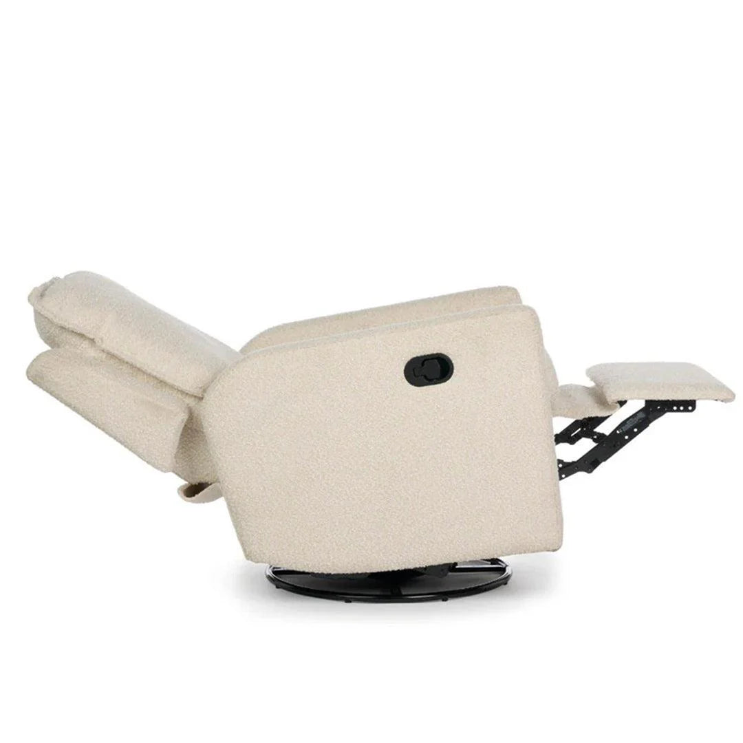 Obaby Denver Swivel Glider Recliner Chair - Bouclé