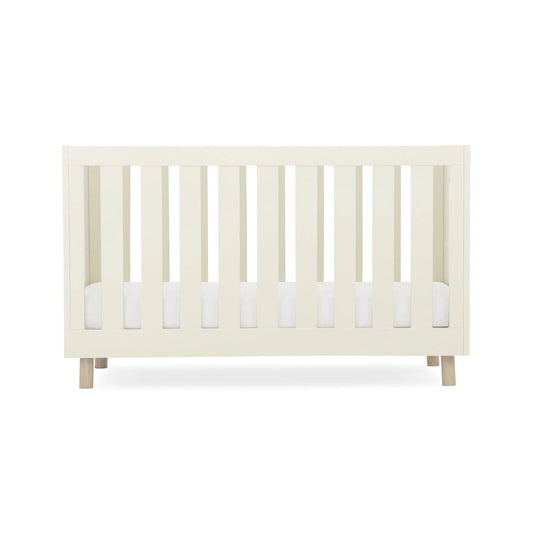CuddleCo Harper Cot Bed - Cream & Ash