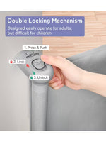 Momcozy Retractable Safety Gate - Grey