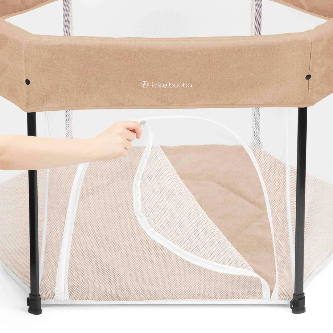 Ickle Bubba Fiesta Pop Up Play Pen - Biscuit