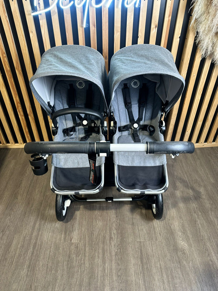 PRE LOVED Bugaboo Donkey 2 Duo - Grey Melange