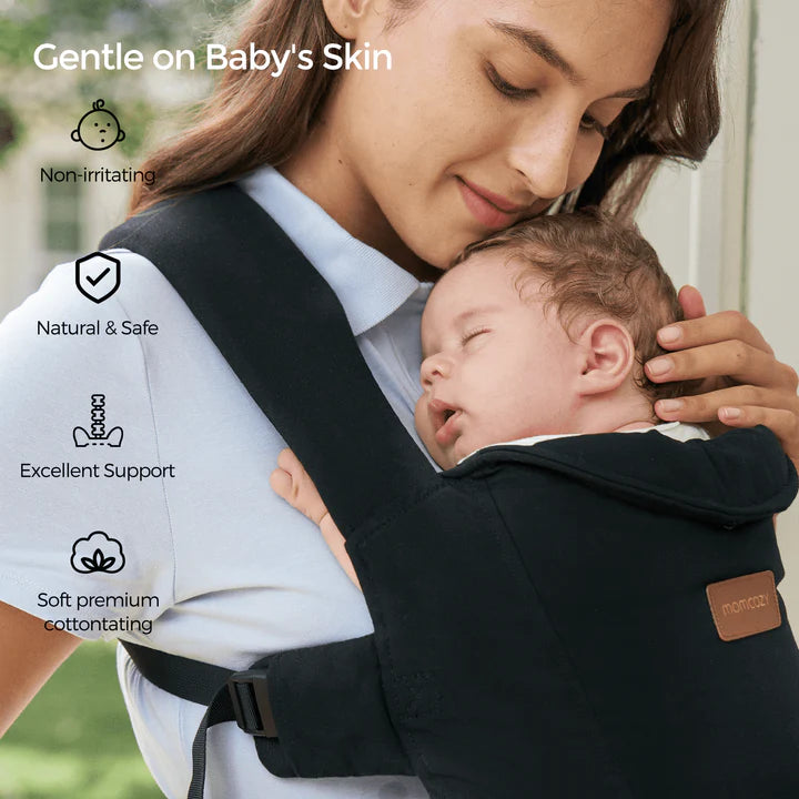 Momcozy Newborn Carrier WeeSnug 0-12m - Black