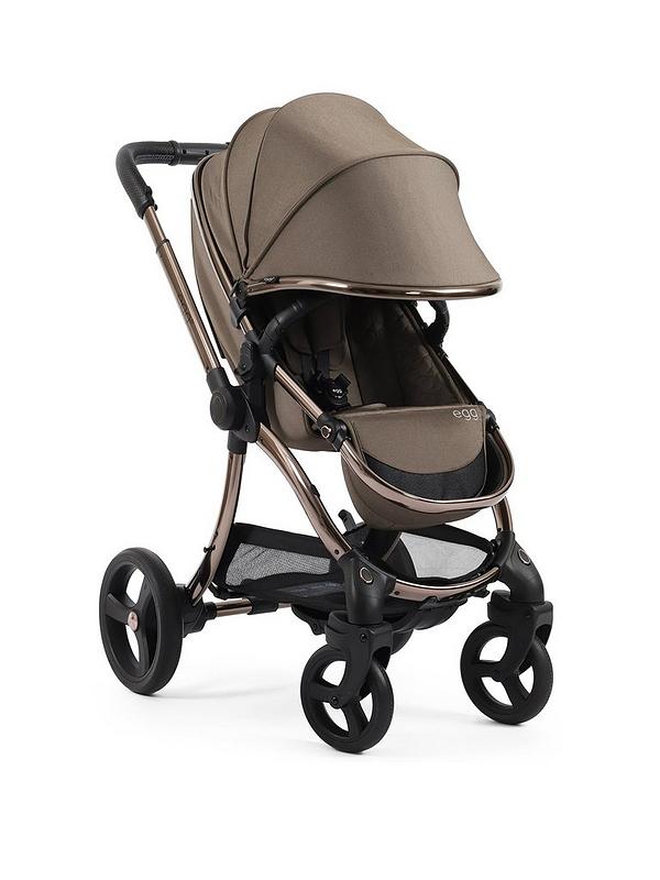 egg3 Luxury Maxi-Cosi Pebble 360 Pro Truffle Travel System Bundle - Mink