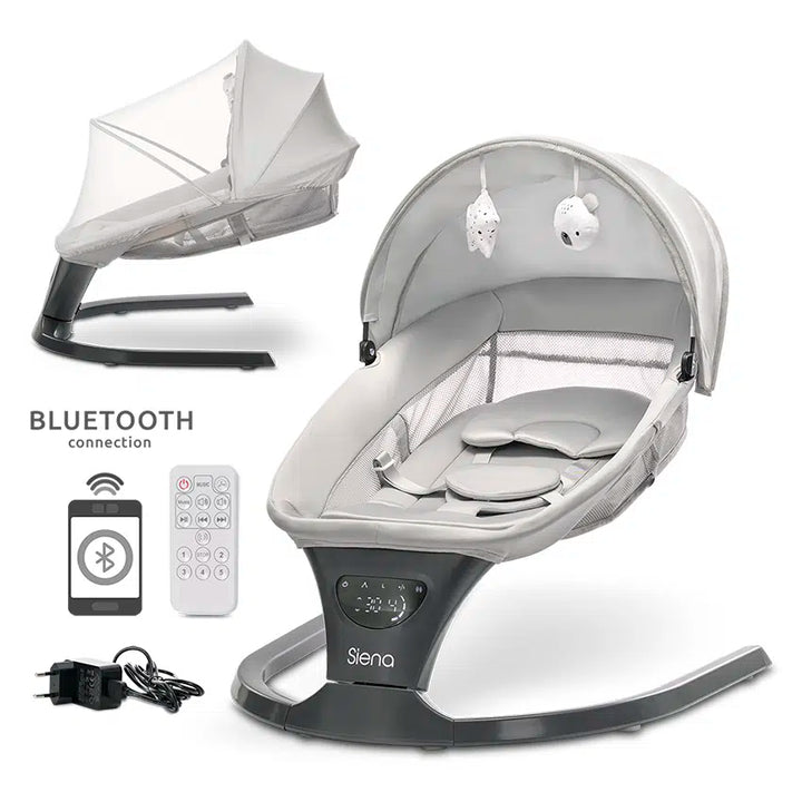 Lorelli Electric Baby Rocker Siena – Light Grey