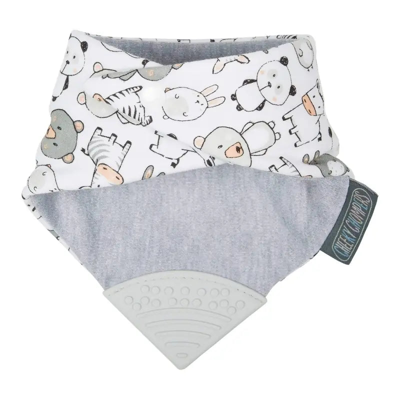 Cheeky Chompers Neckerchew Teething Dribble Bib - Panda Pals