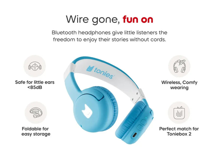 Toniebox 2 Bluetooth Headphones - Sky Blue