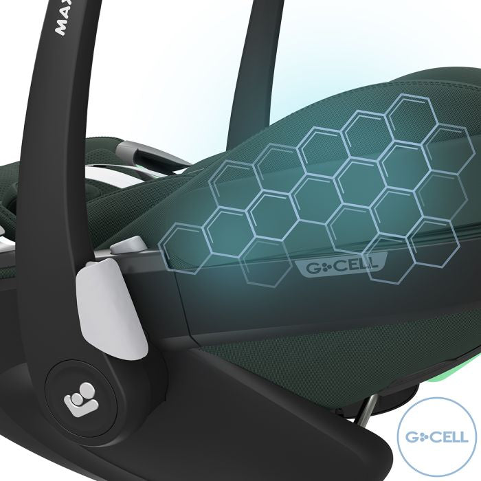 Maxi Cosi Pebble 360 Pro2 Car Seat and Base - Twillic Green