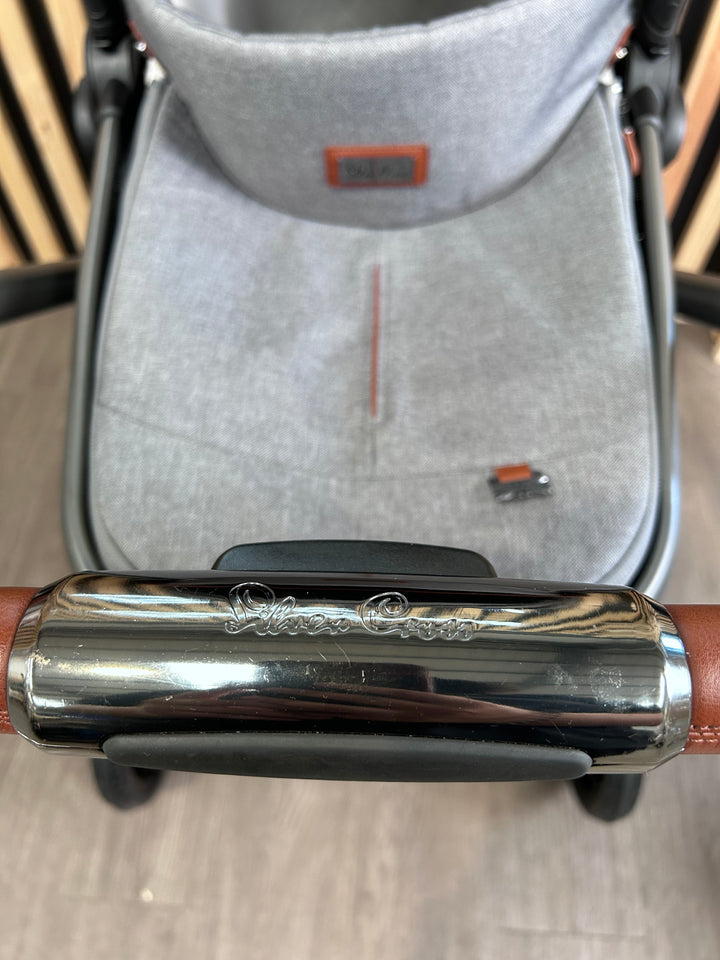 PRE LOVED Silver Cross Wave Pram + Pushchair - Zinc