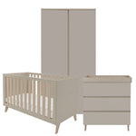 Babymore Dante 3 Piece Nursery Room Set – Cashmere