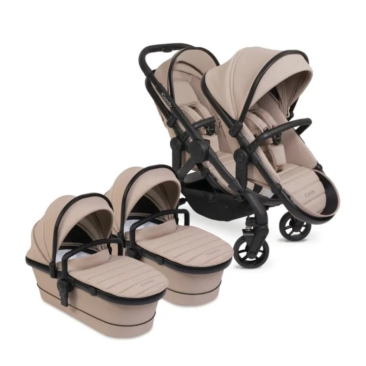 iCandy Peach 7 Twin Pushchair Bundle - Cookie