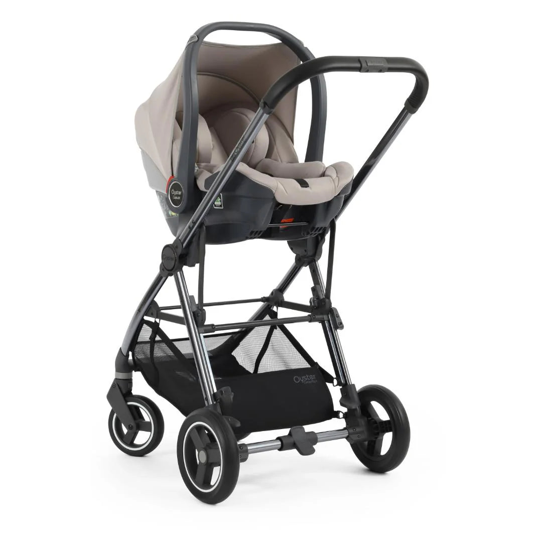 Oyster Gravity+ Stroller 5 pcs Bundle - Stone (Non 360 Car Seat)