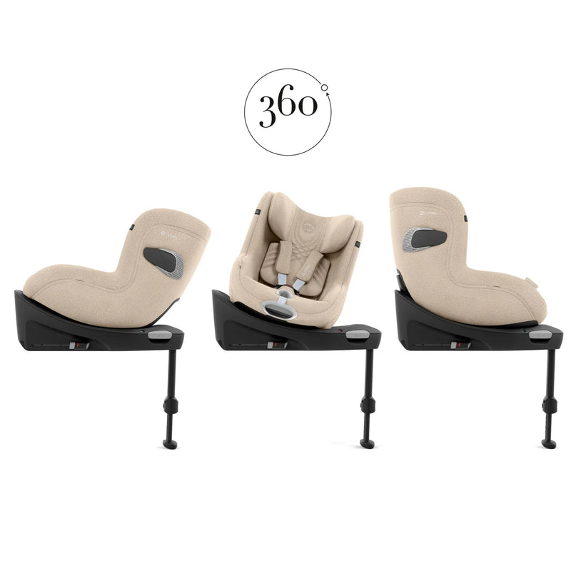 Cybex Sirona Ti i-Size Plus Car Seat - Cozy Beige