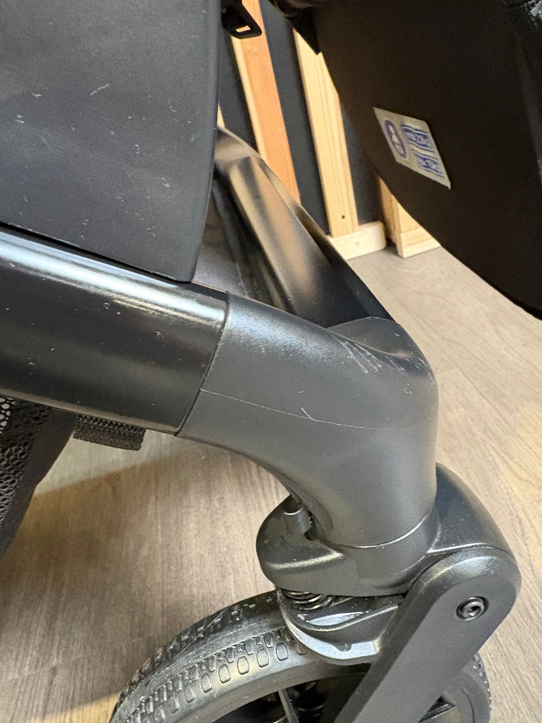 PRE LOVED Ickle Bubba Virgo Double Pushchair - Stone