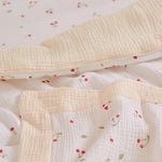 CuddleCo Universal Crib/Co-Sleeper Bedding Set - Ditsy Cherry