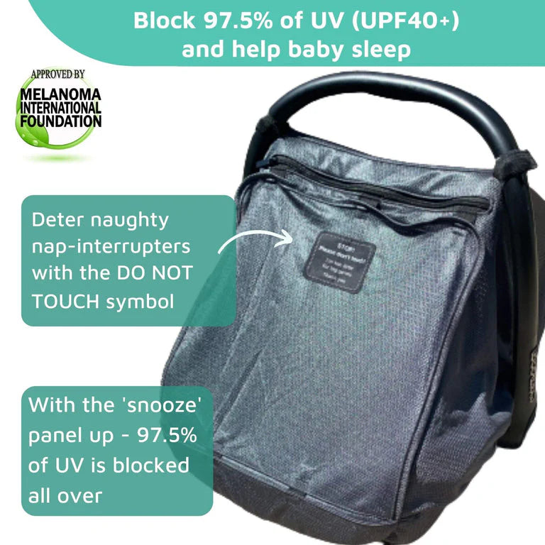 SnoozeShade Deluxe Car Seat Sun Shade