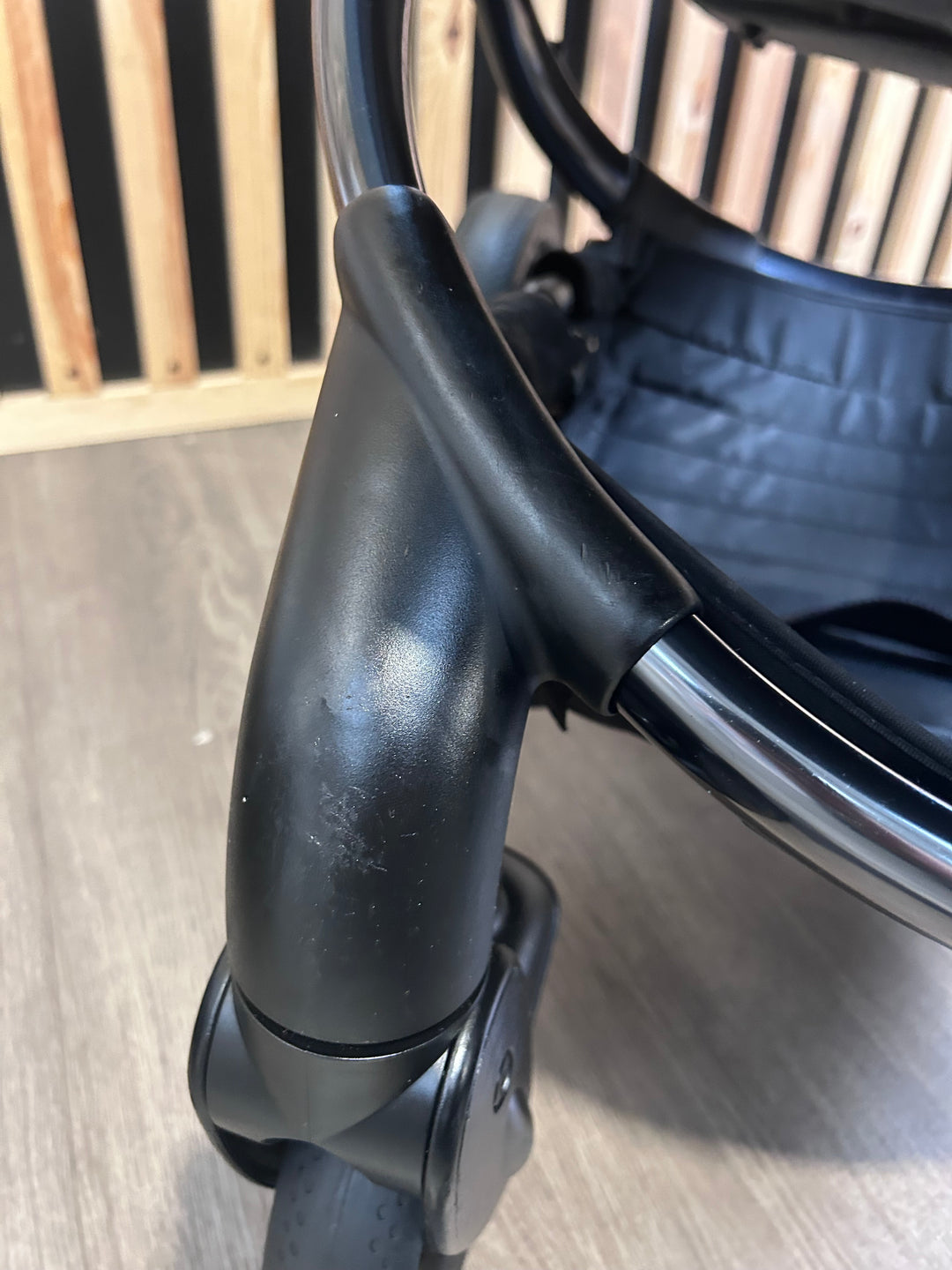 PRE LOVED iCandy Peach 6 Travel System - Dark Grey Twill