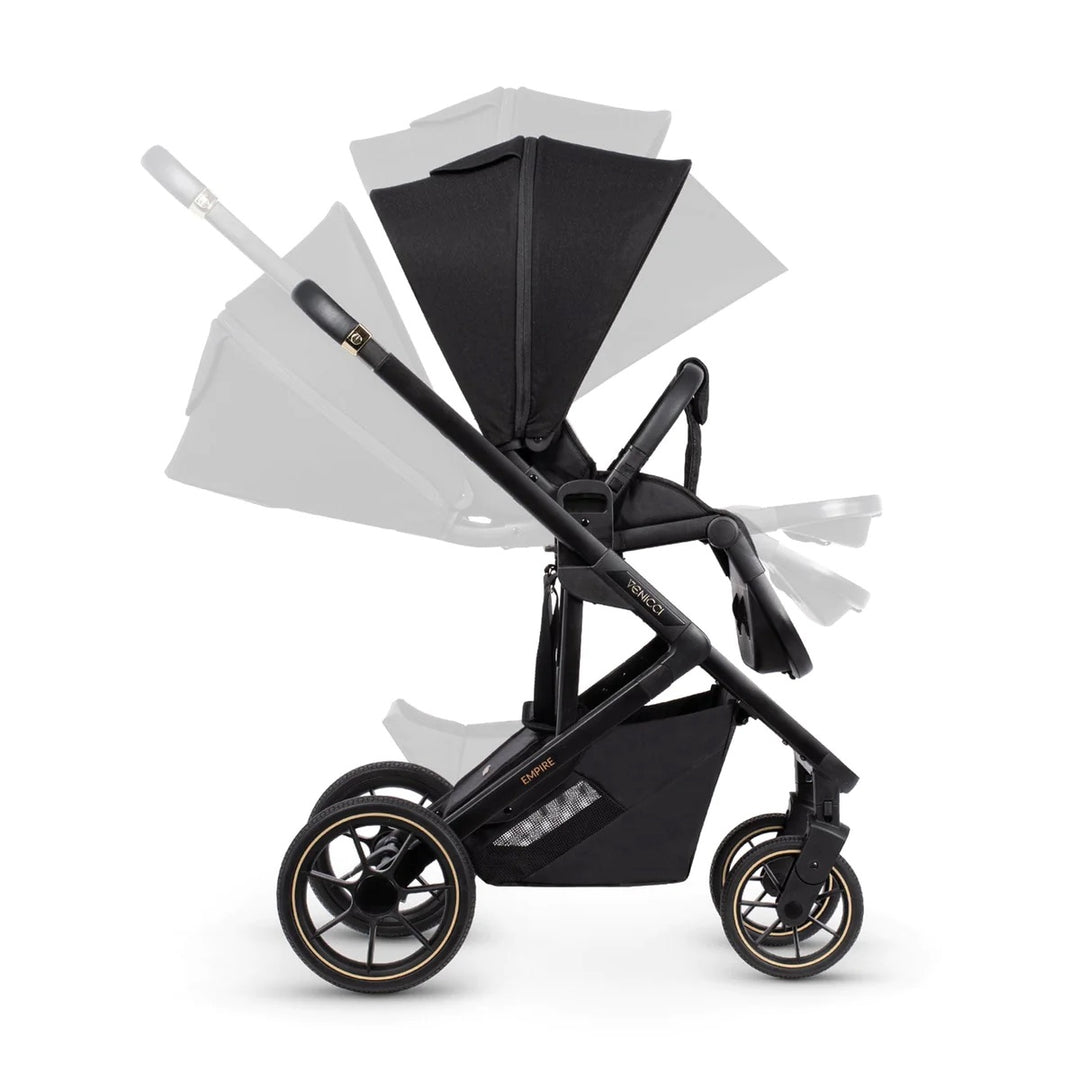 Venicci Empire 3 in 1 Complete Travel System Bundle - Ultra Black