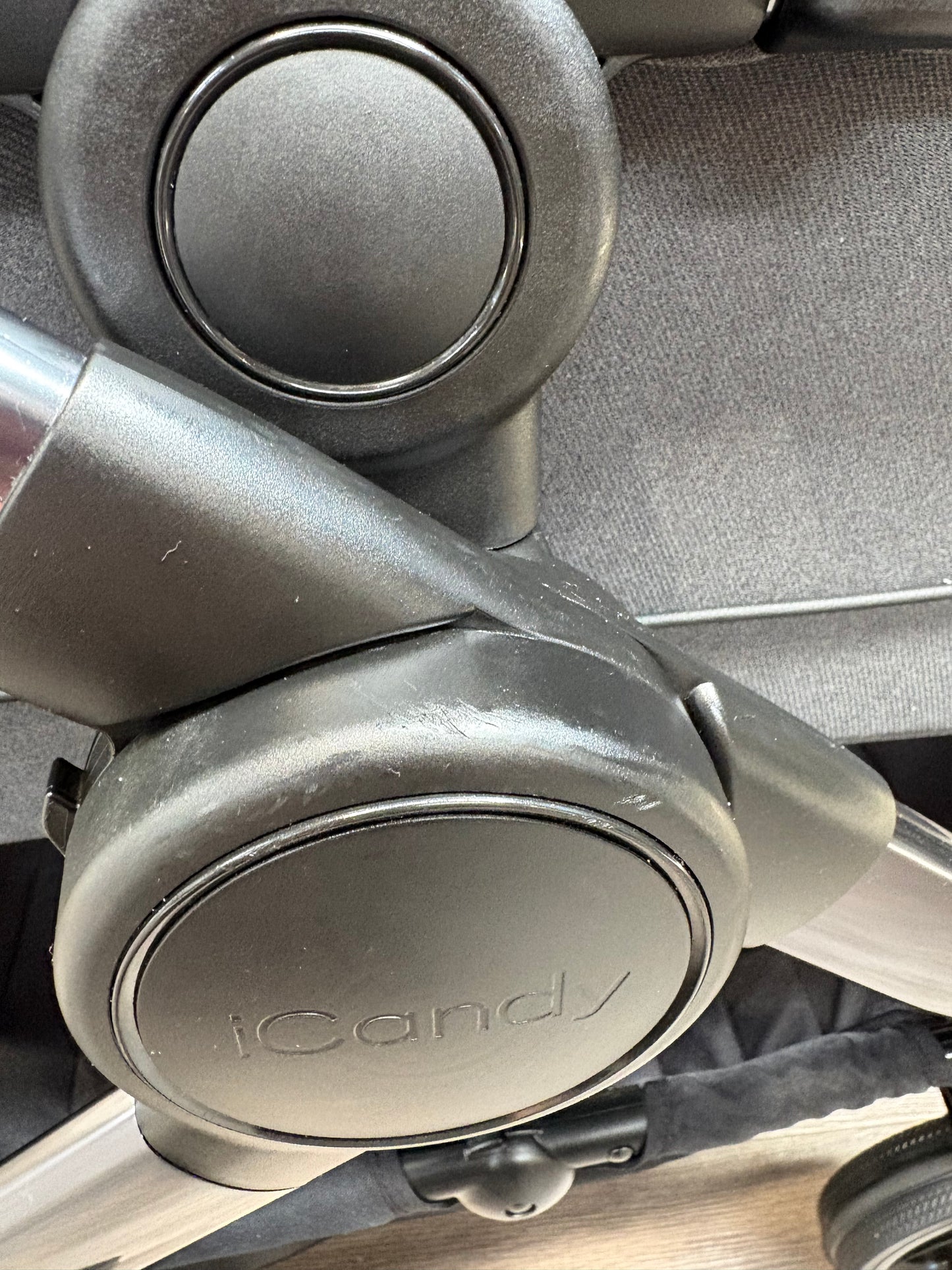 PRE LOVED iCandy Peach 7 Pram, Pushchair + Accessories - Dark Grey