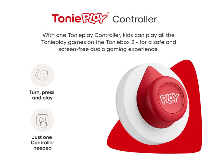 tonies Toniebox 2 Play Set with Paw Patrol Chase Tonie, Tonieplay Game & Tonieplay Controller - Cloud Pink