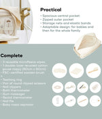 Babymoov Curl White Shearling Baby Toiletry Bag