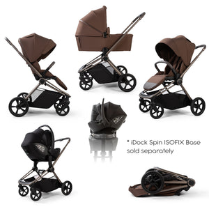 Redkite Push Me Cruise Travel System - Chestnut