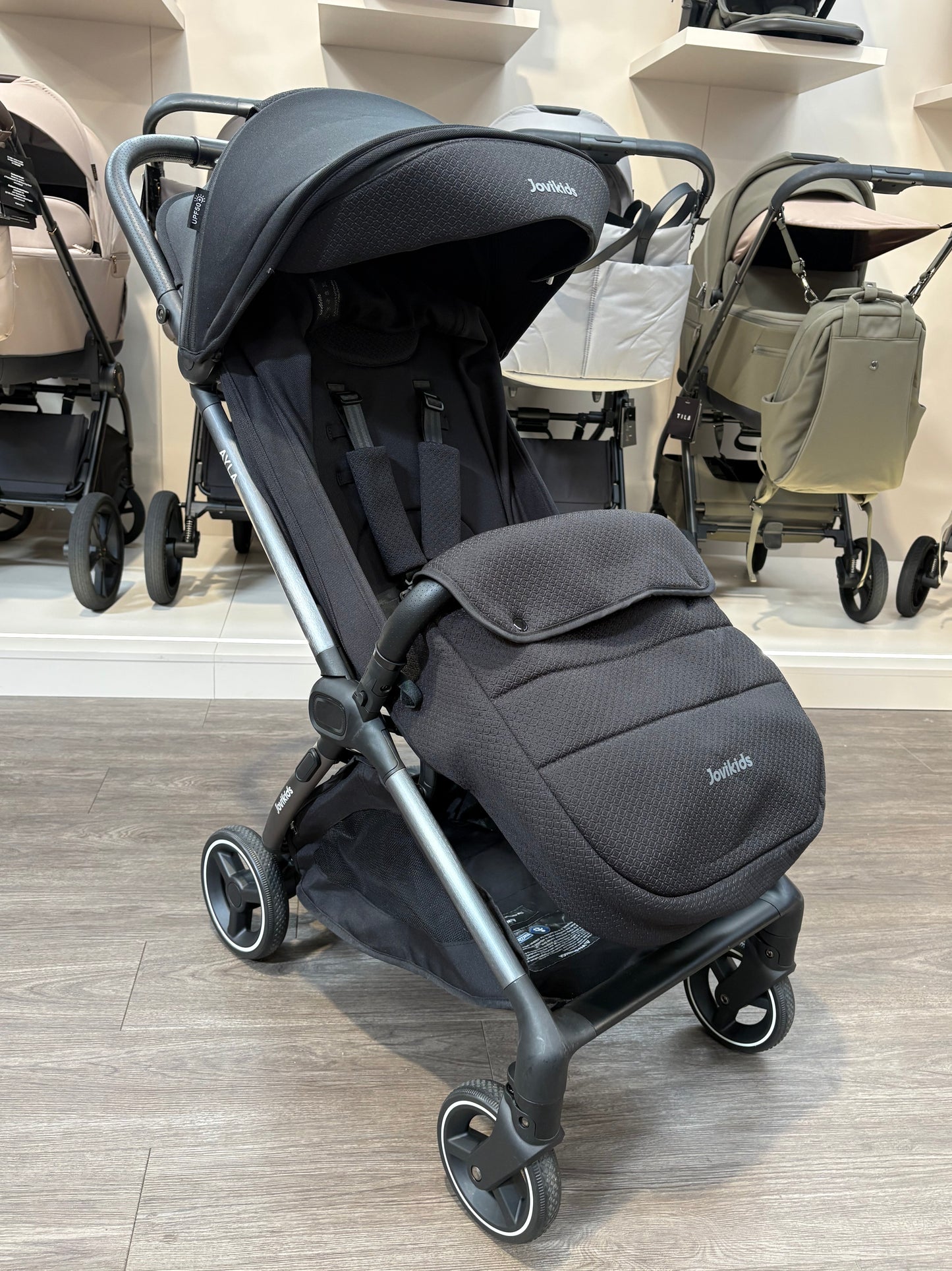 EX DISPLAY JoviKids Ayla Compact Stroller - Black