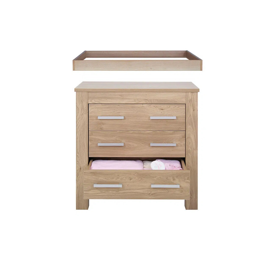 Babystyle Bordeaux 2 Piece Nursery Room Set - Oak