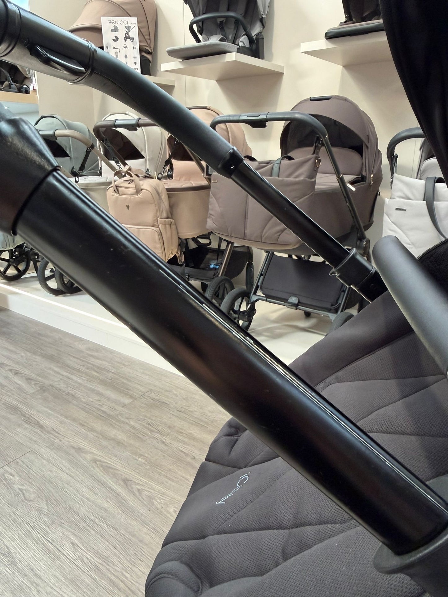 PRE LOVED iCandy Orange3 Double Pushchair Bundle - Black