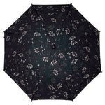 Dooky Stroller Parasol - Romantic Leaves Black