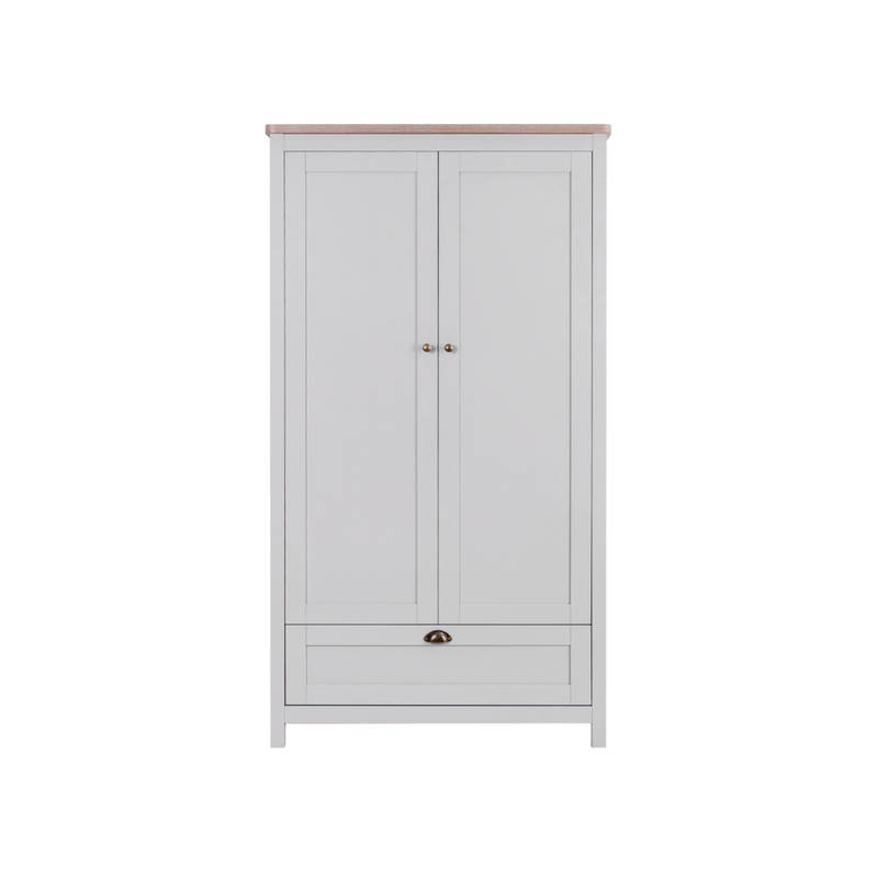 Tutti Bambini Verona Wardrobe – Grey/Oak